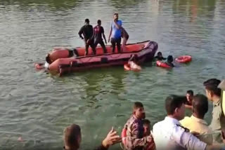 The local civic council has terminated the contract of a company that manages the leisure area of a lake in Vadodara where a boat sank a few days ago, killing 12 children and two teachers, informed an official.