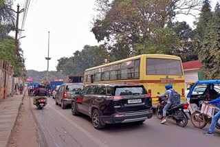 Traffic jam in Ranchi