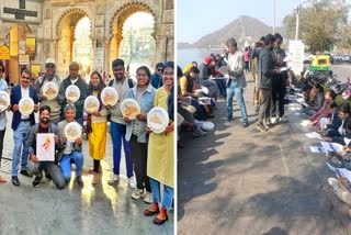 आर्टिस्टों ने बनाया राम मंदिर का स्केच