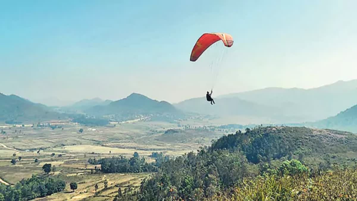 Paragliding trial run for Araku festival is a success