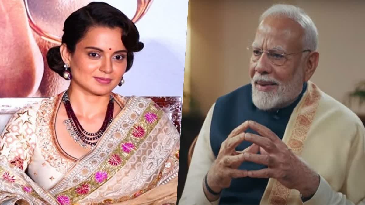 KANGANA RANAUT AND NARENDRA MODI