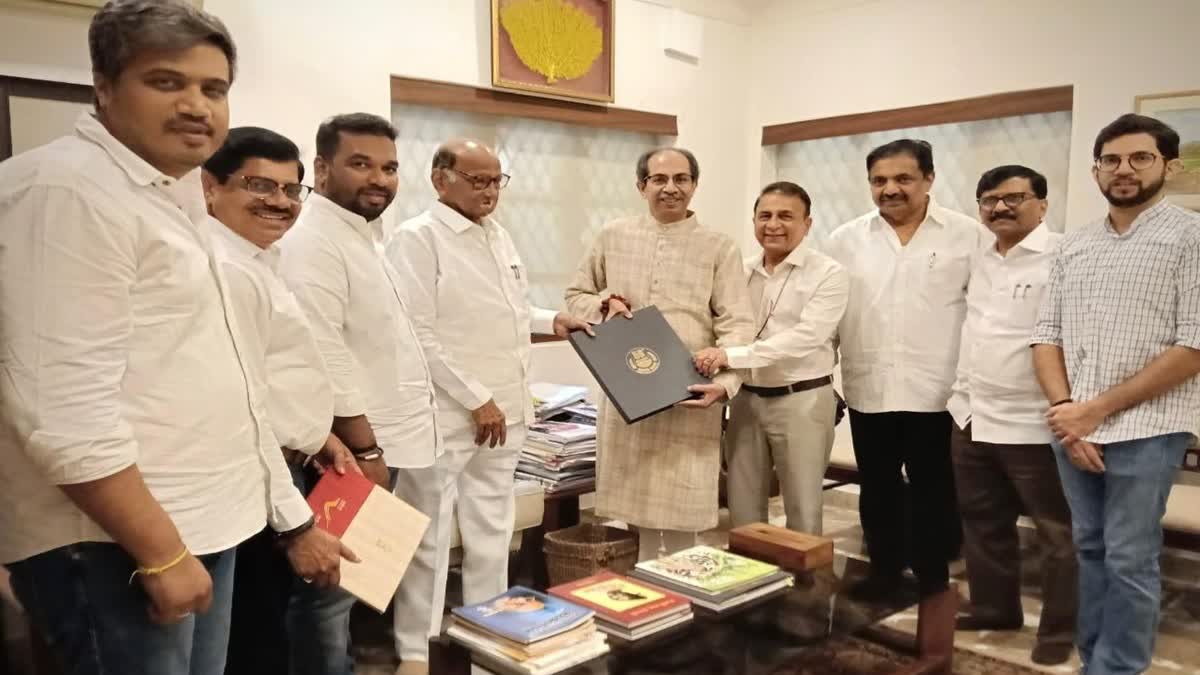 Uddhav Thackeray met Sharad Pawar