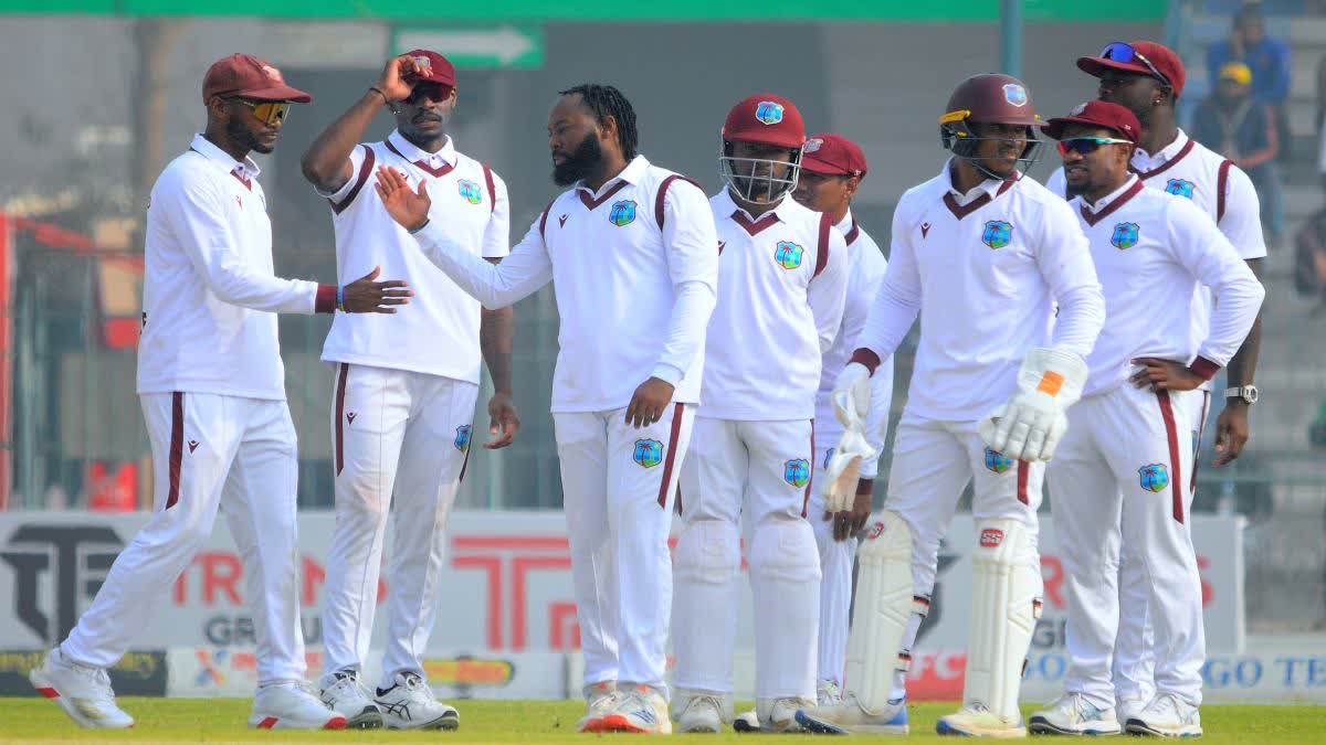 GUDAKESH MOTIE  JOMEL WORRICAN  JAYDEN SEALES  PAKISTAN VS WEST INDIES TEST