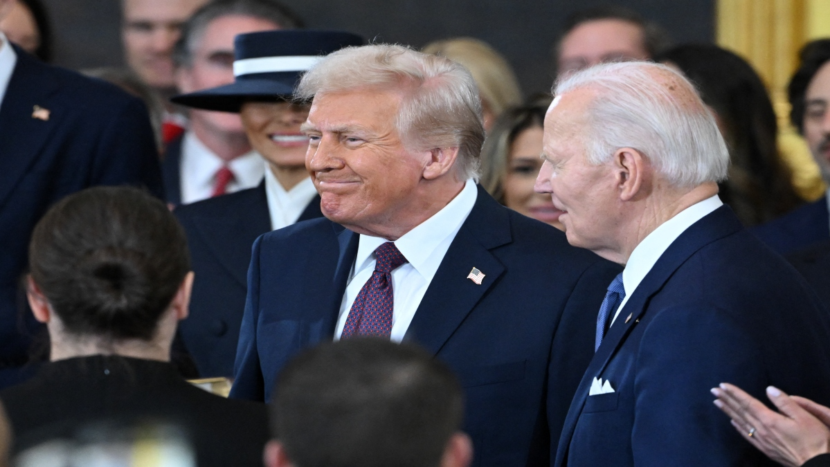 Trump Arrives For Inauguration Vowing Sweeping Change