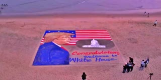 sand-artist-sudarsan-pattnaik-creates-sand-art-of-us-president-elect-donald-trump