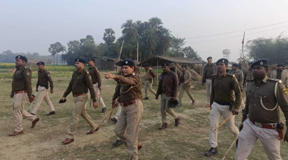 Police Attacked In Begusarai