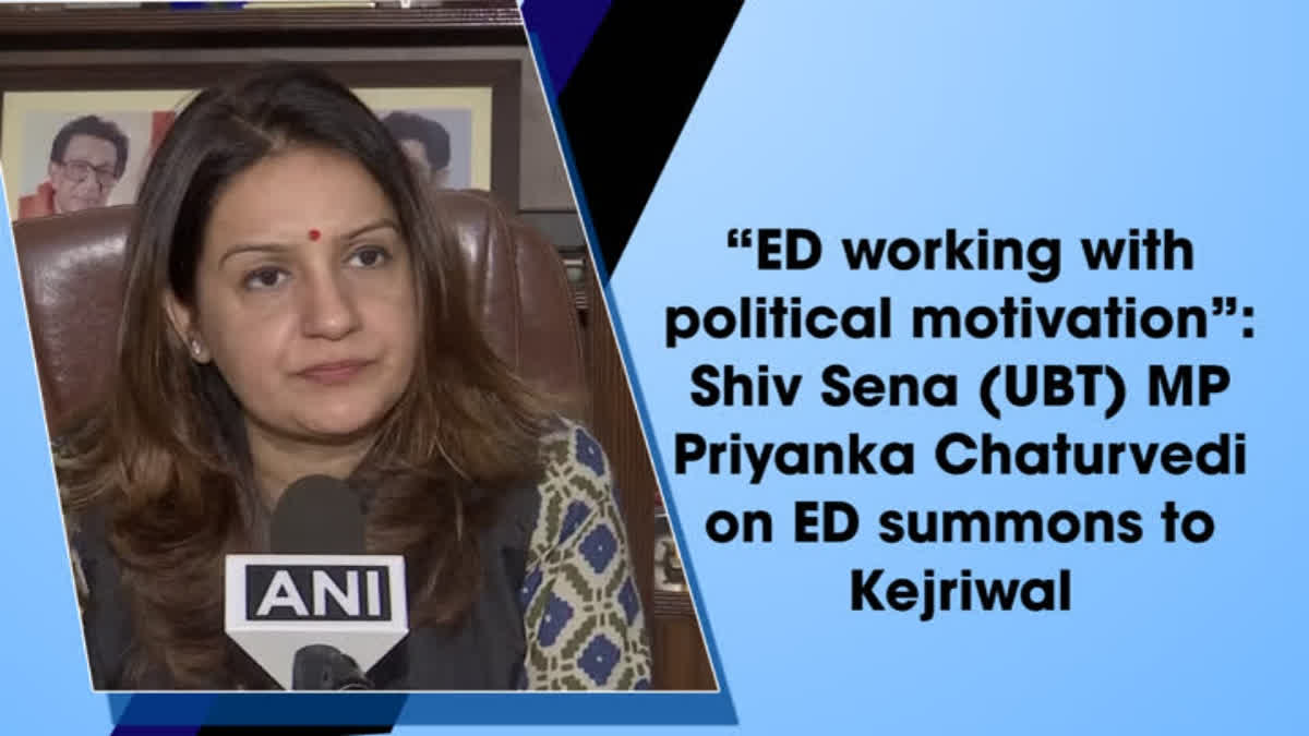 Priyanka Chaturvedi, Shiv Sena MP (File Photo)