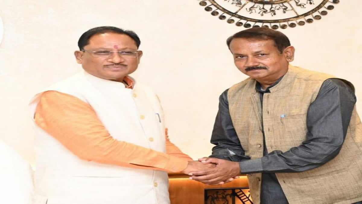 BJP's Raja Devendra Pratap Singh was eleted unopposed to the Rajya Sabha from Chhattisgarh