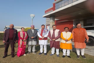 Uttarakhand Chief Minister Pushkar Singh Dhami and his cabinet ministers visited the Ram Janmabhoomi Temple in Ayodhya, Uttar Pradesh, for the first time since the 'Pran Pratishtha' of Shri Ram Lalla. The 70-member delegation, including ministers, MLAs, and officials, was given a guard of honour at Maharishi Valmiki Airport.