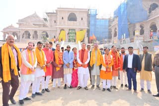 Dhami Cabinet Ayodhya Visit