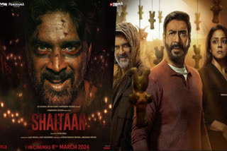 ശൈത്താൻ റിലീസ്  ബോളിവുഡ് ഹൊറർ സിനിമ  Shaitaan new poster  R Madhavan Ajay Devgn Jyotika movie  horror movie Shaitaan release