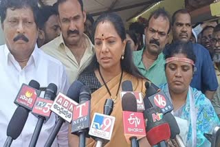 MLC Kavitha Visited To Gurukula Student Asmitha