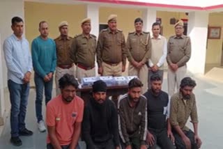 Sriganganagar police,  arrested 5 miscreants