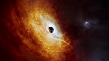 Scientists have found a black hole surrounded by the largest and brightest disc of captive matter ever discovered. | Photo Credit: AP