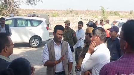 Collector Visited Chittorgarh Fort