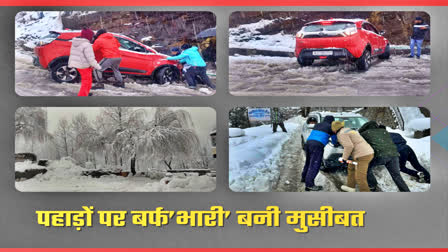 Heavy Snowfall In Lahaul Spiti