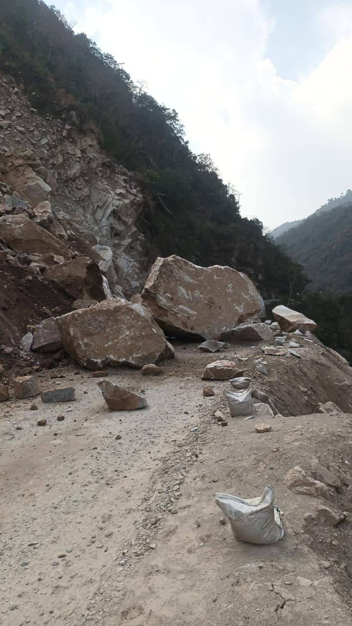 Chandigarh Manali NH Landslide