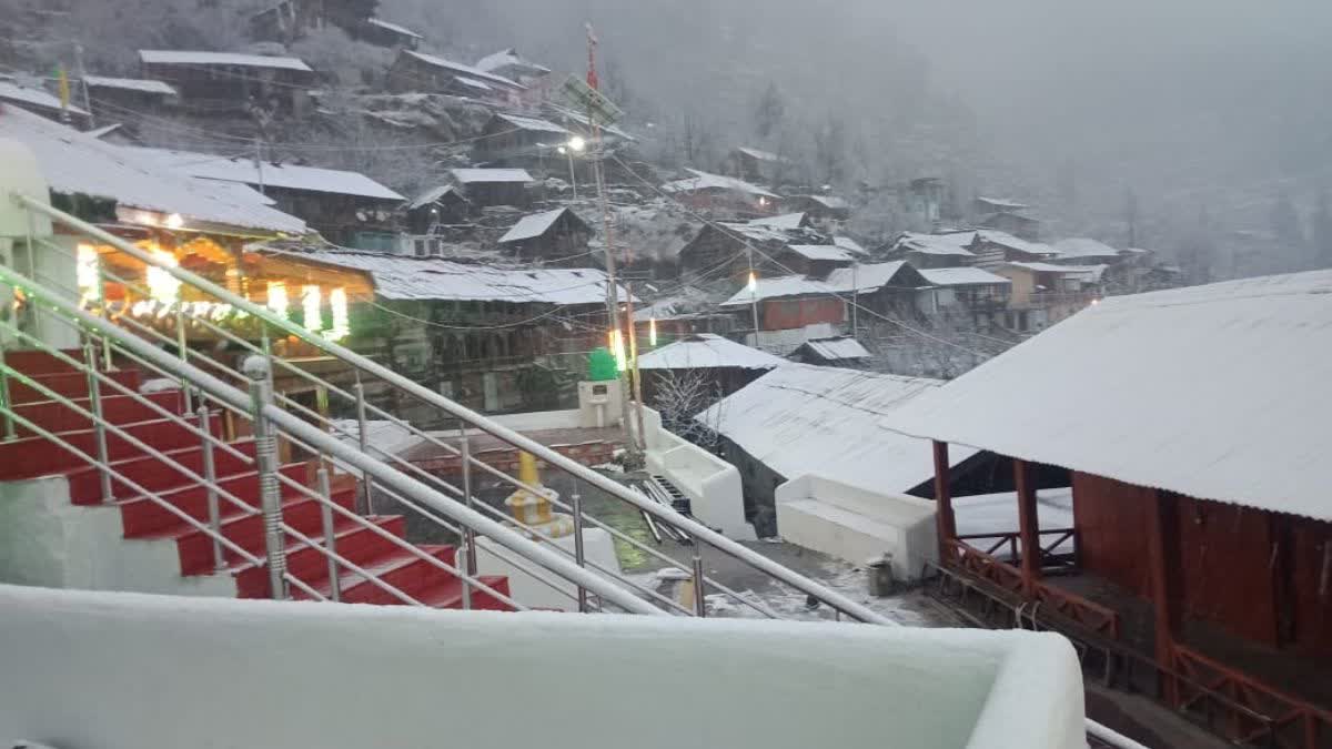 GANGOTRI YAMUNOTRI SNOWFALL