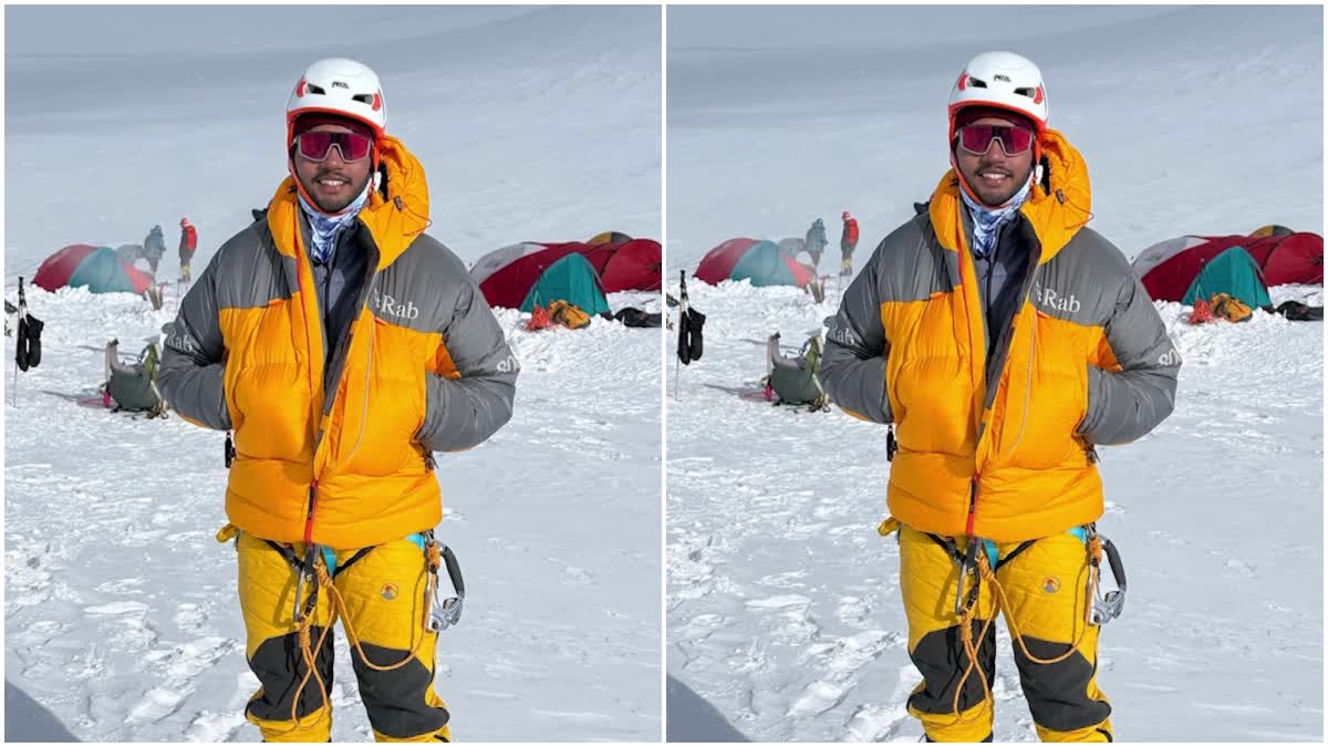 Hyderabad Boy Vishwanath Karthikeya Climbed Over Twenty Mountains