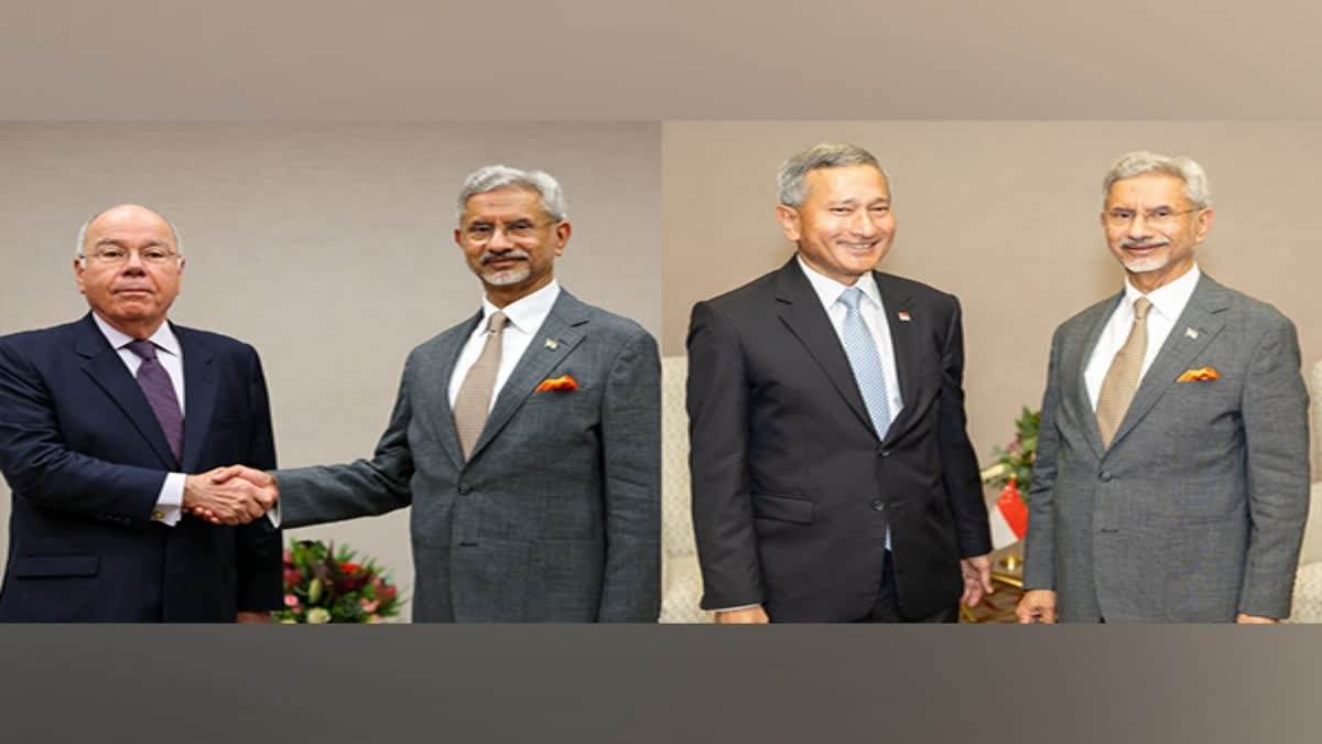 EAM Jaishankar Meets Counterparts From Singapore, Brazil On Sidelines Of G20 Foreign Ministers' Meeting In Johannesburg