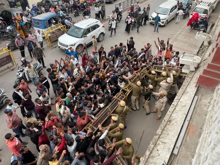 Fans and Media Gather For a Glimpse of actor Nawazuddin Siddiqui