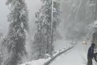 SNOWFALL IN DHANAULTIो