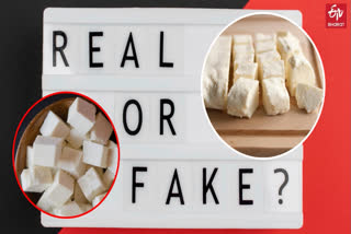 Fake paneer versus real paneer