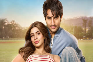 Ibrahim Ali Khan and Khushi Kapoor in Nadaaniyan