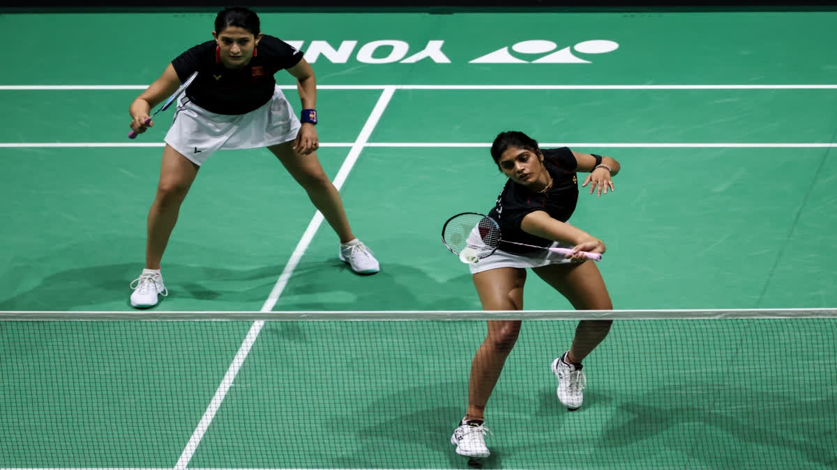 The Indian pair of Priya Konjengbam and Shruti Mishra beat the pair from Chinese Taipei to secure a place in the pre-quarterfinal.