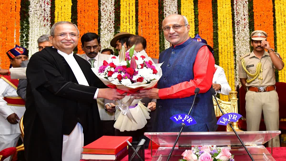 CP Radhakrishnan sworn in as Governor of Telangana