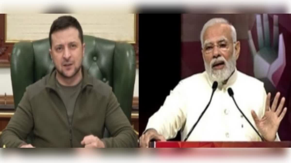 PM Modi talks Ukrainian President Volodymyr Zelenskyy