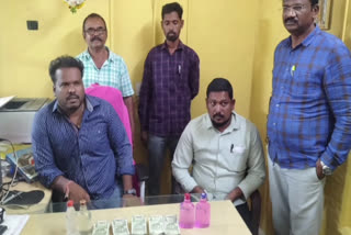 ACB Authorities Caught Madakasira Sub Register Taking Bribe