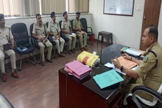 Ranchi Traffic SP gave several instructions in meeting with DSP and traffic station in charge to improve the traffic system