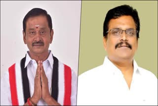 AIDMK and DMK candidates in Theni Lok Sabaha constituency