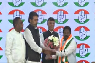 BJP leader Jai Prakash Bhai Patel on Wednesday joined the Congress  ahead of the upcoming Lok Sabha polls  at the party headquarters in the presence of AICC in-charge of Jharkhand Ghulam Ahmad Mir, Jharkhand Congress chief Rajesh Thakur, Jharkhand minister Alamgir Alam and party's media and publicity department head Pawan Khera.