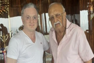 Gautam and Vijaypat Singhania together