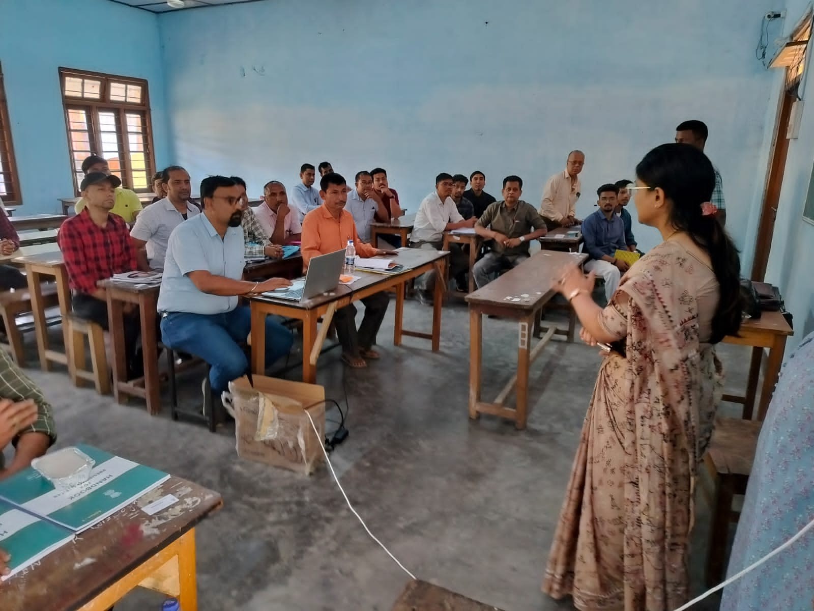 First phase of training for officers and employees in charge of polling in Bishwanath has been completed