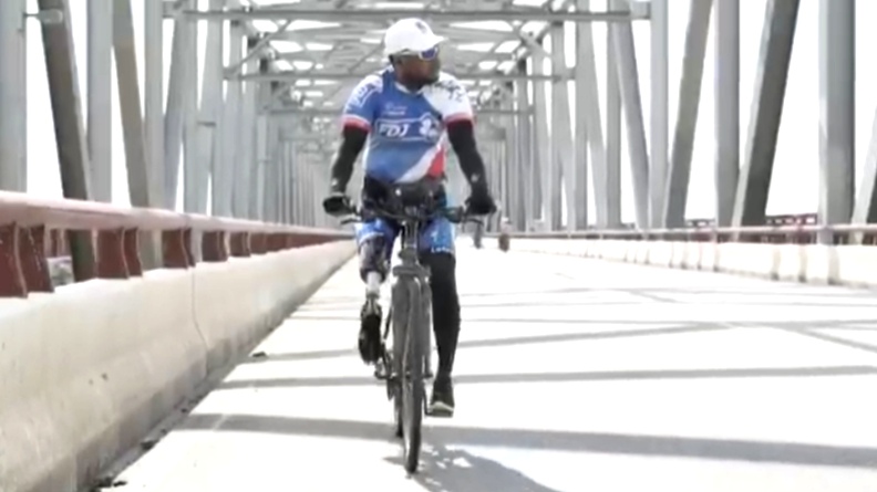 Rakesh Banik, a paracyclist from Kaliabor in New Expedition