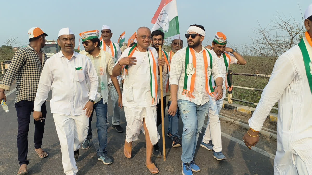 Dandi Yatra of Congress candidate