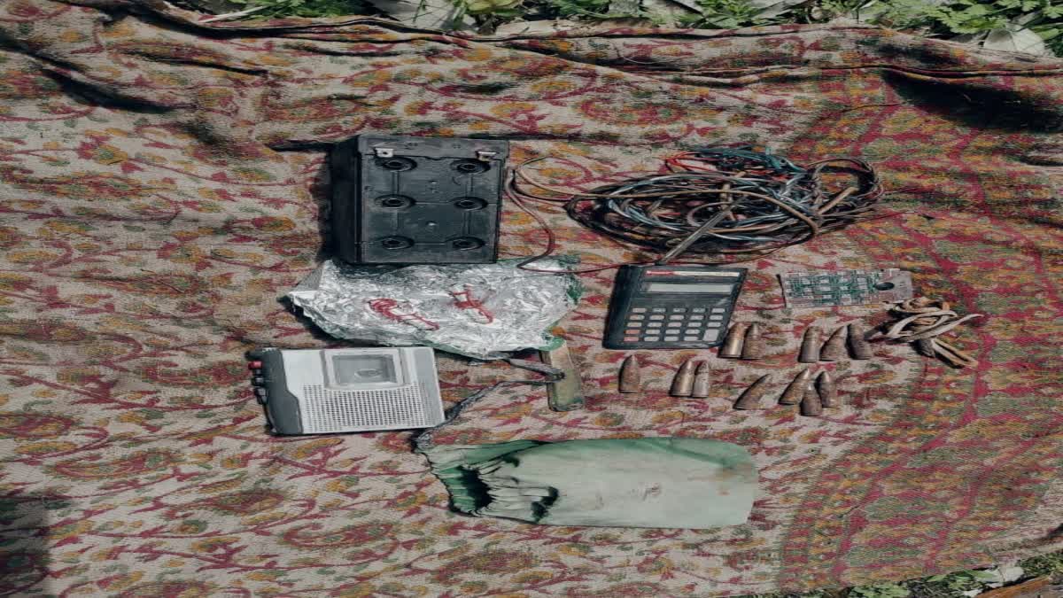 Etv Bharatmilitant-hideout-busted-in-reasi-arms-and-ammunition-recovered