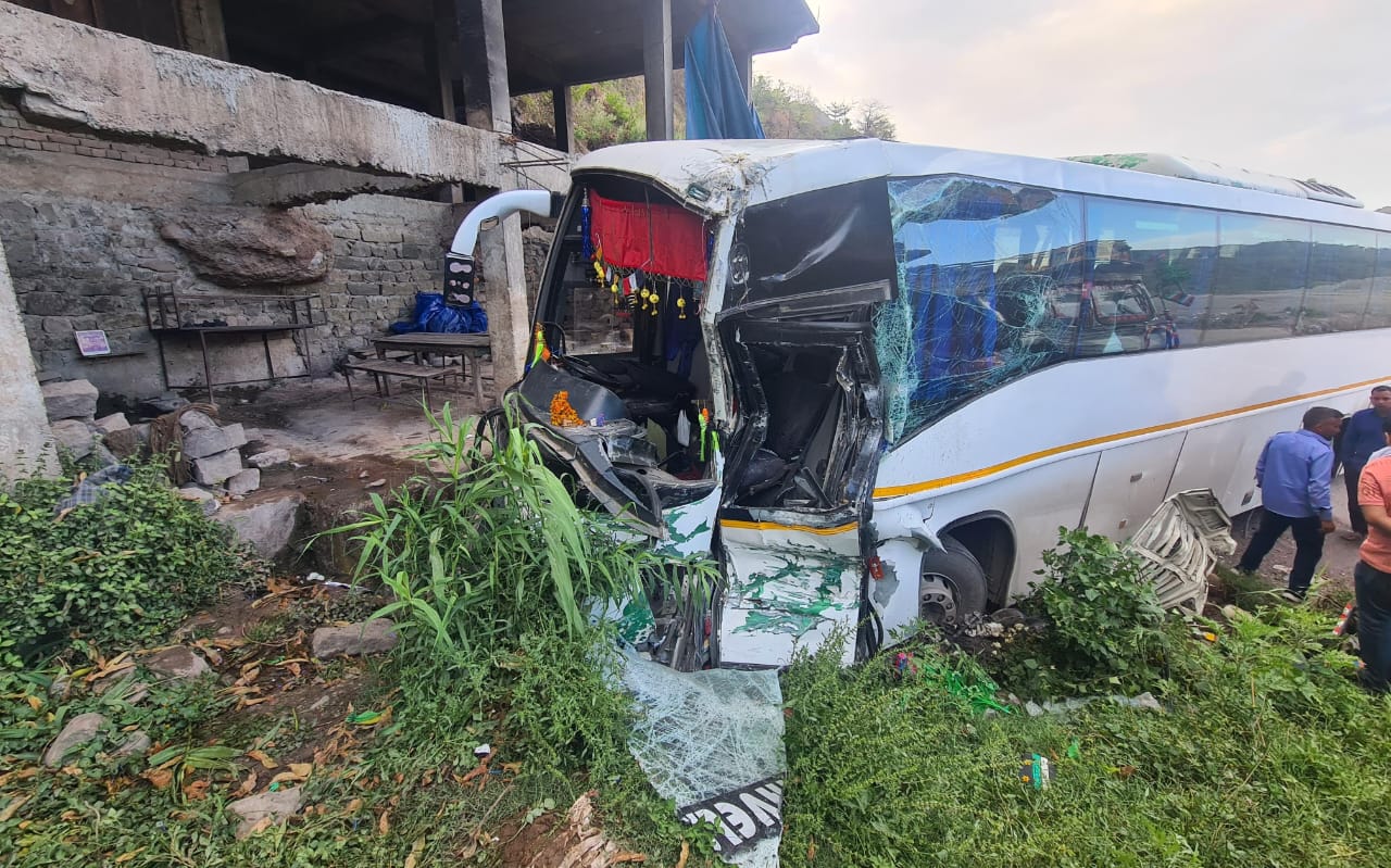 BUS AND TRUCK ACCIDENT