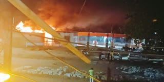 FIRE BROKE OUT IN RUTHIYAI STATION