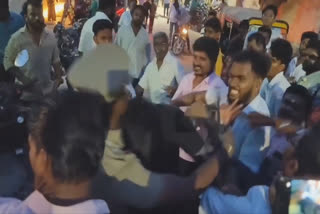 clash between BJP Members during Voting polls in tirupattur