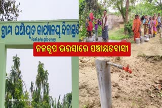 ପଞ୍ଚାୟତରେ ଫେଲ ମାରିଛି ବସୁଧା, ଗୋଟିଏ ନଳକୂପ ଭରସାରେ ଅସହାୟ ଜନତା