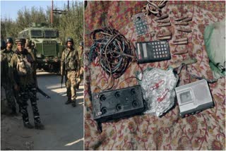 ARMS AND EXPLOSIVES RECOVERED  SECURITY FORCES  JOINT OPERATION  IMPROVISED EXPLOSIVE DEVICE IED