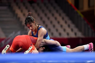 Ace India wrestler Vinesh Phogat on Saturday secured a 2024 Paris Olympics quota in women's 50kg category, reaching the final at the Asian Olympic Qualifier without conceding a single point.