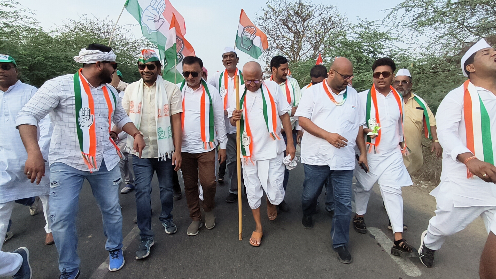 Dandi Yatra of Congress candidate