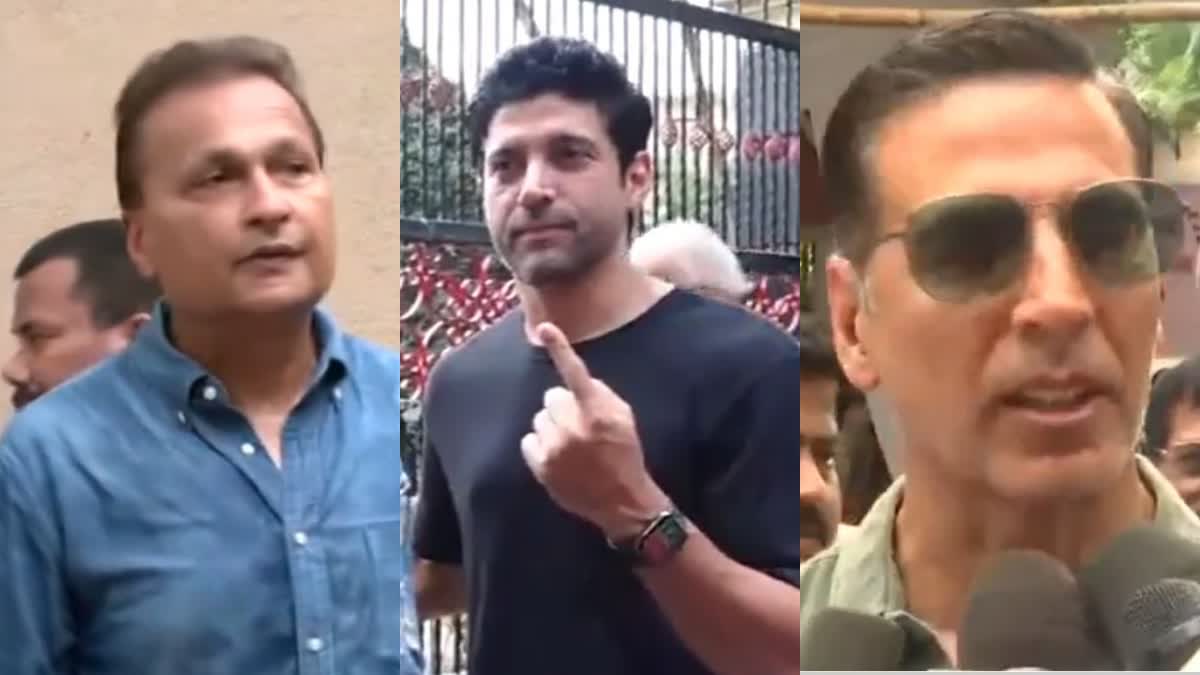 Celebrities Cast their Votes