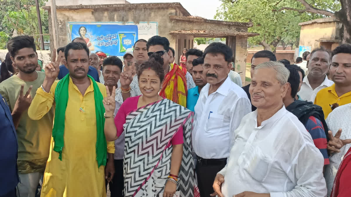 Kalpana Soren inspected polling booths