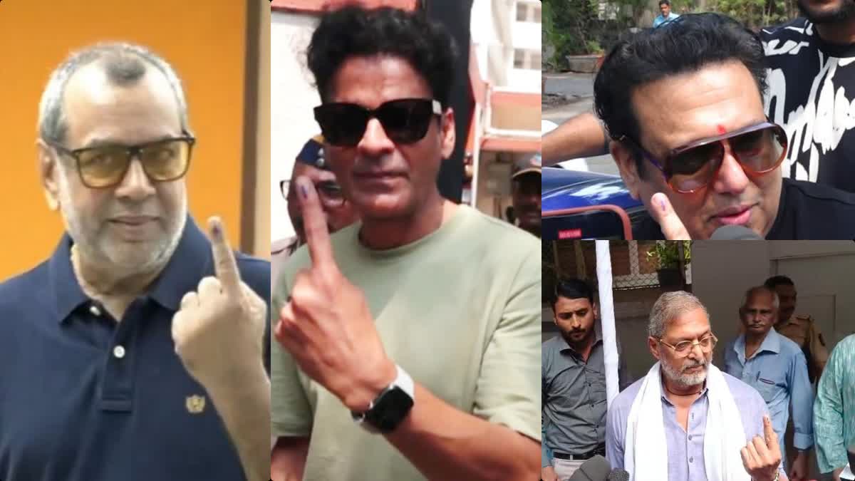 Celebrities exercised their right to vote
